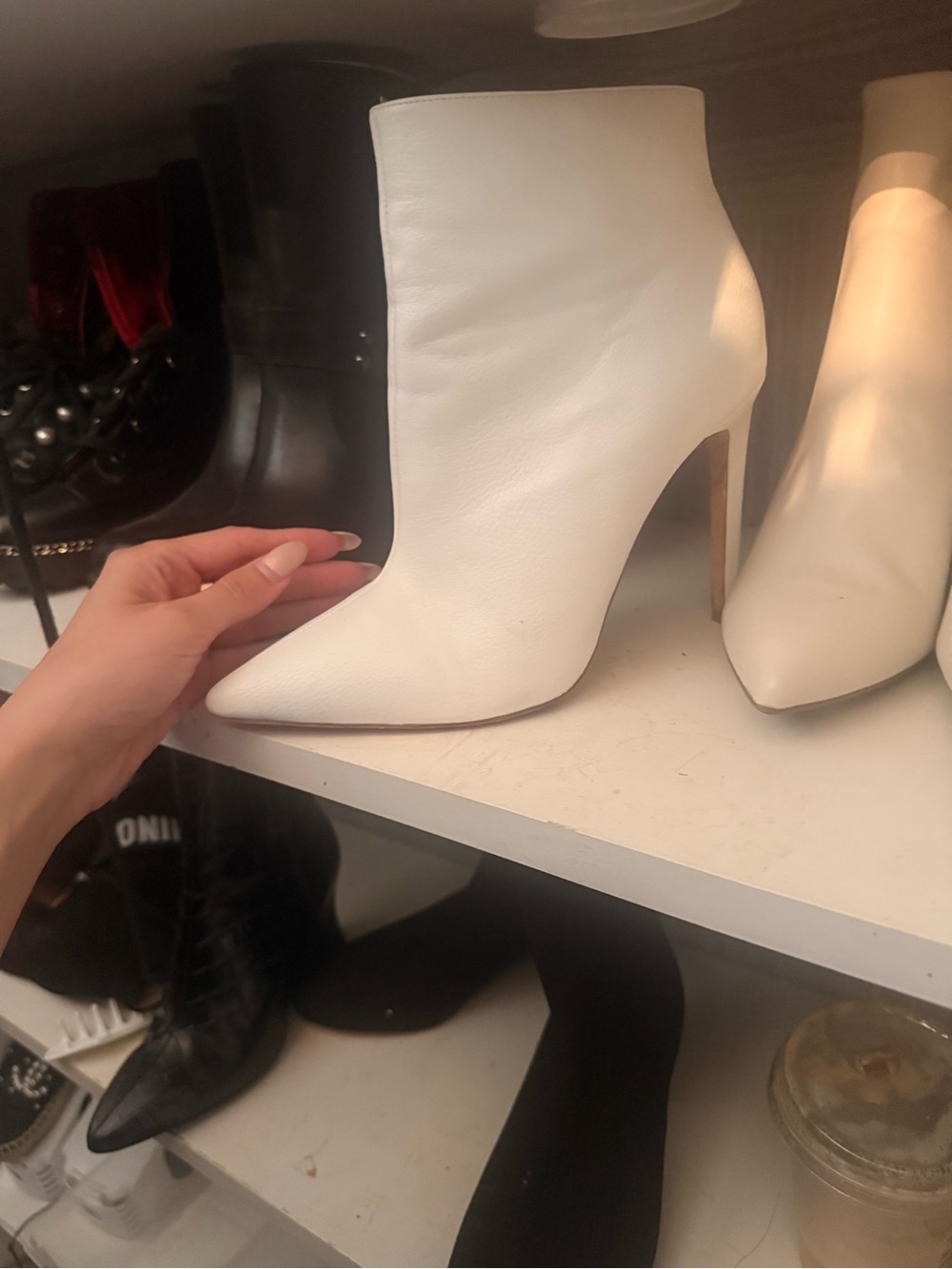 RAYE Ivory Pointed Toe Stiletto Pump